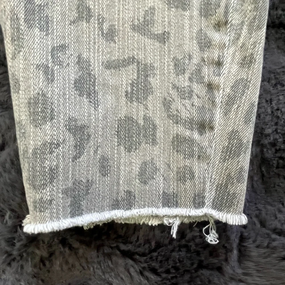 Kut from the Kloth Animal Print Skinny Woman’s Jeans Cotton Blend  Size 8 - Picture 12 of 12